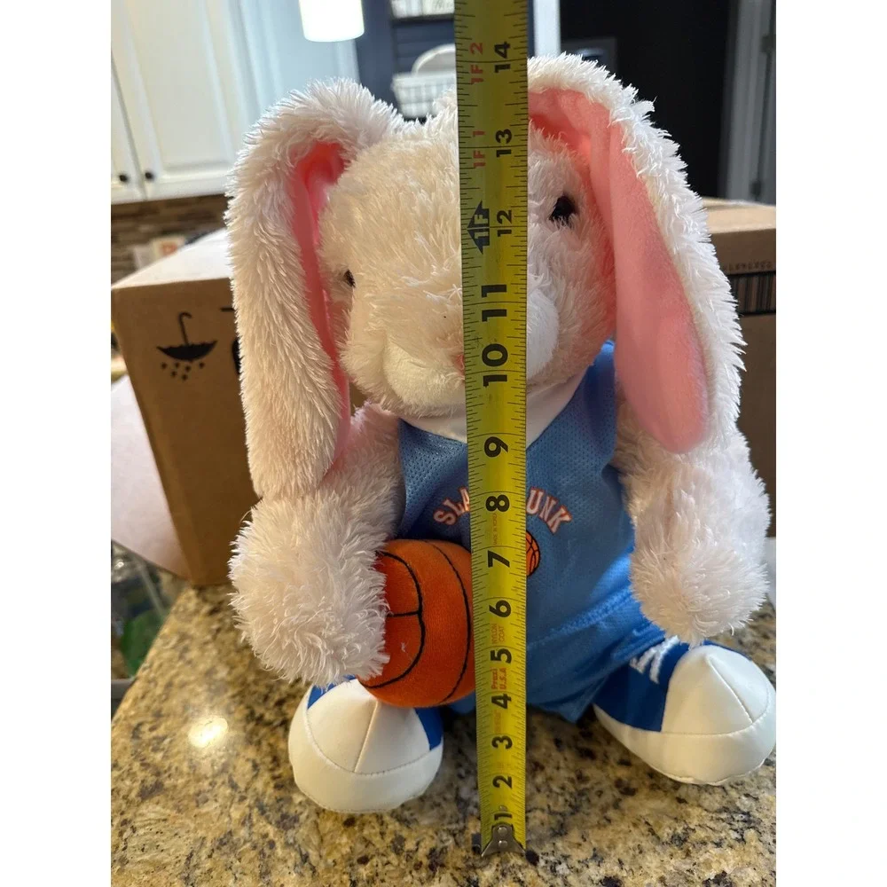 Dan Dee‎ Collectors Choice Slam Dunk Basketball Bunny Plush White Rabbit 14 inch